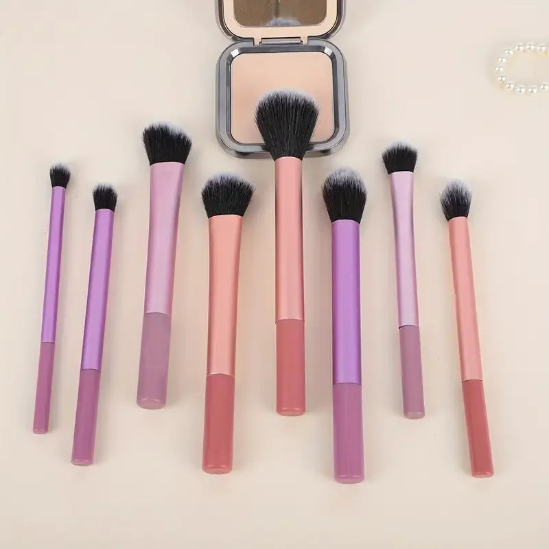 8pcs Makeup Brush Kit Soft