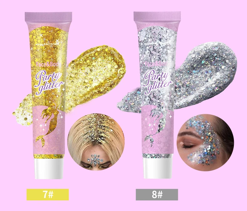 Body glitter gel 10color