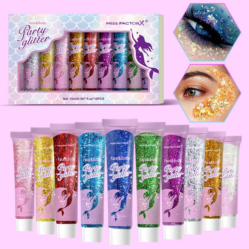 Body glitter gel 10color