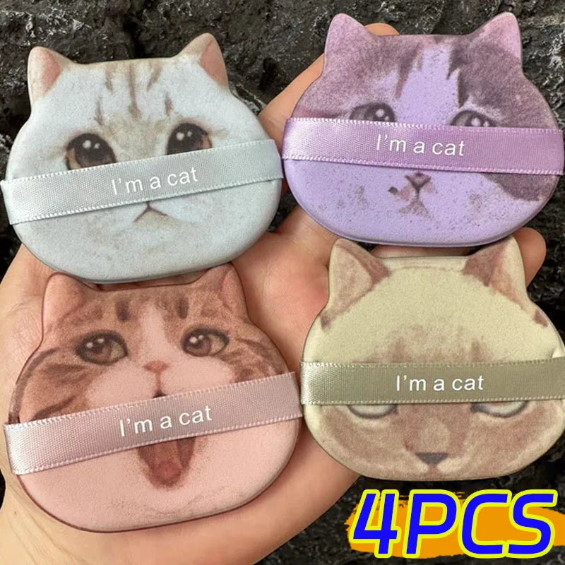Cute Cartoon Cat Cosmetic Puff