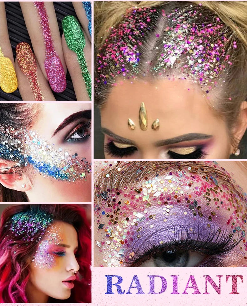 Body glitter gel 10color