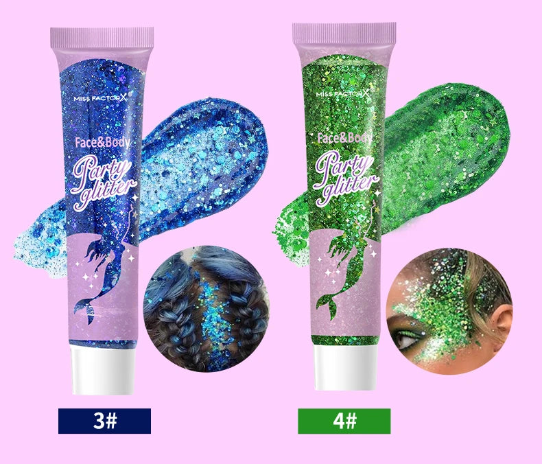 Body glitter gel 10color