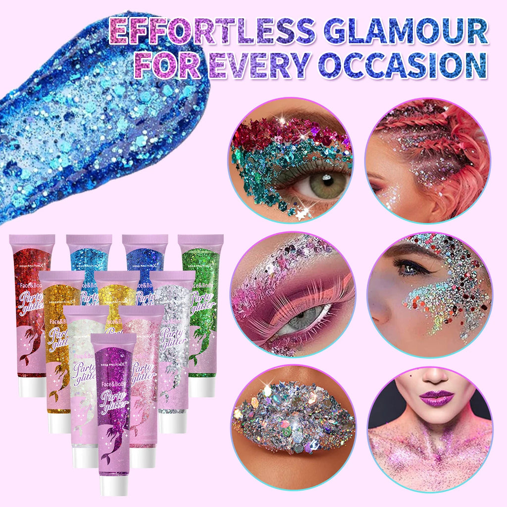 Body glitter gel 10color