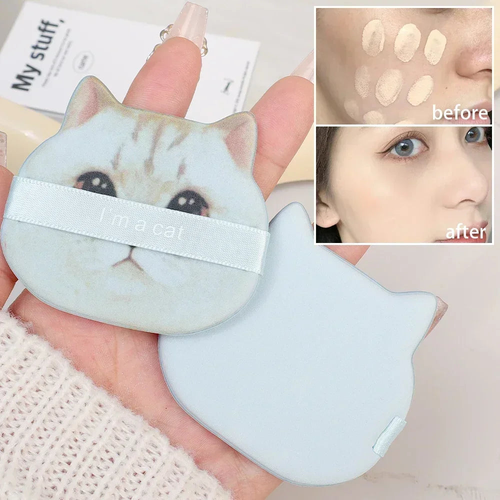 Cute Cartoon Cat Cosmetic Puff