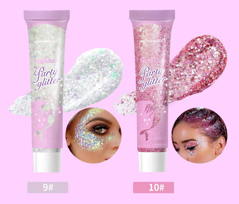 Body glitter gel 10color