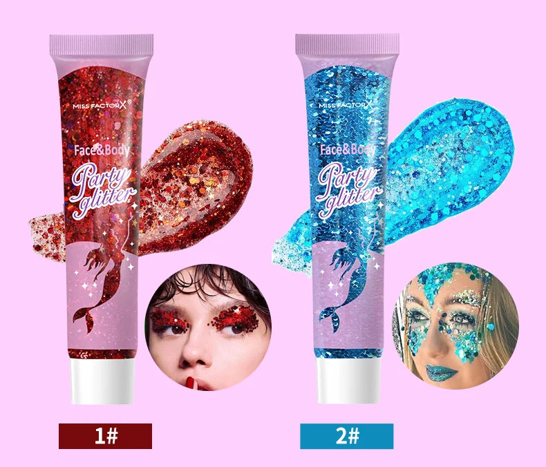 Body glitter gel 10color