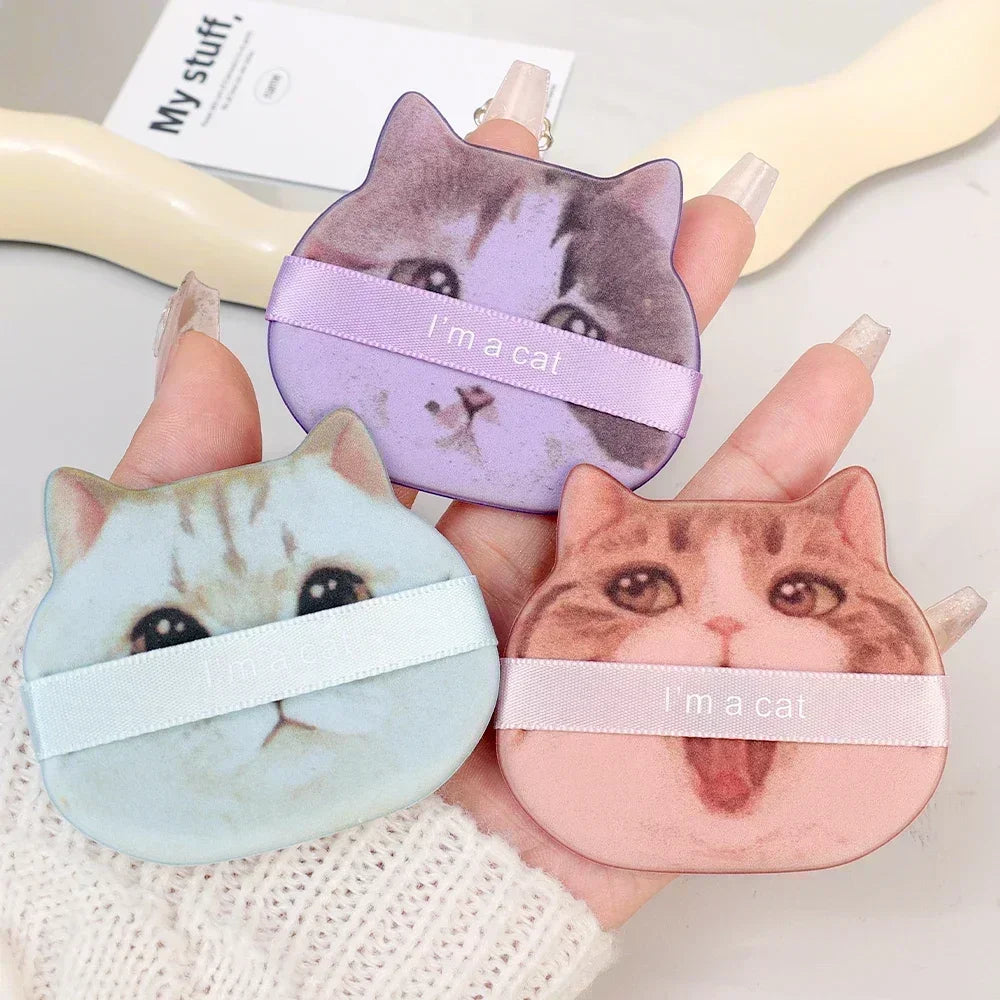 Cute Cartoon Cat Cosmetic Puff