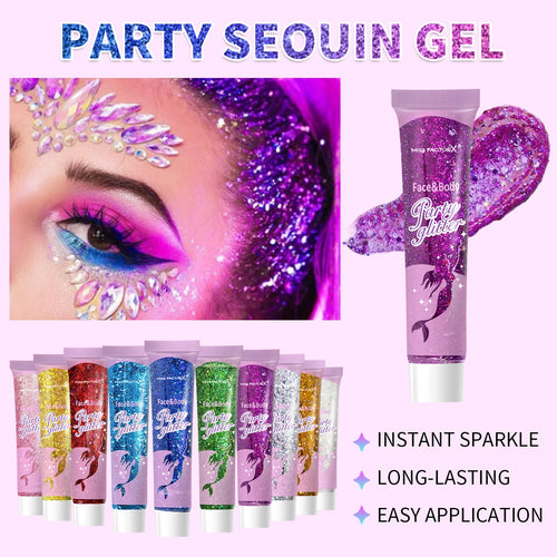 Body glitter gel 10color
