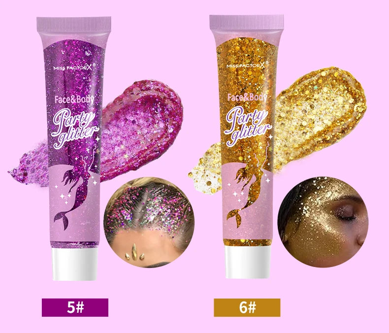 Body glitter gel 10color
