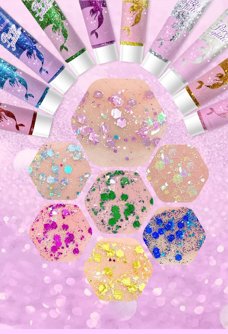 Body glitter gel 10color